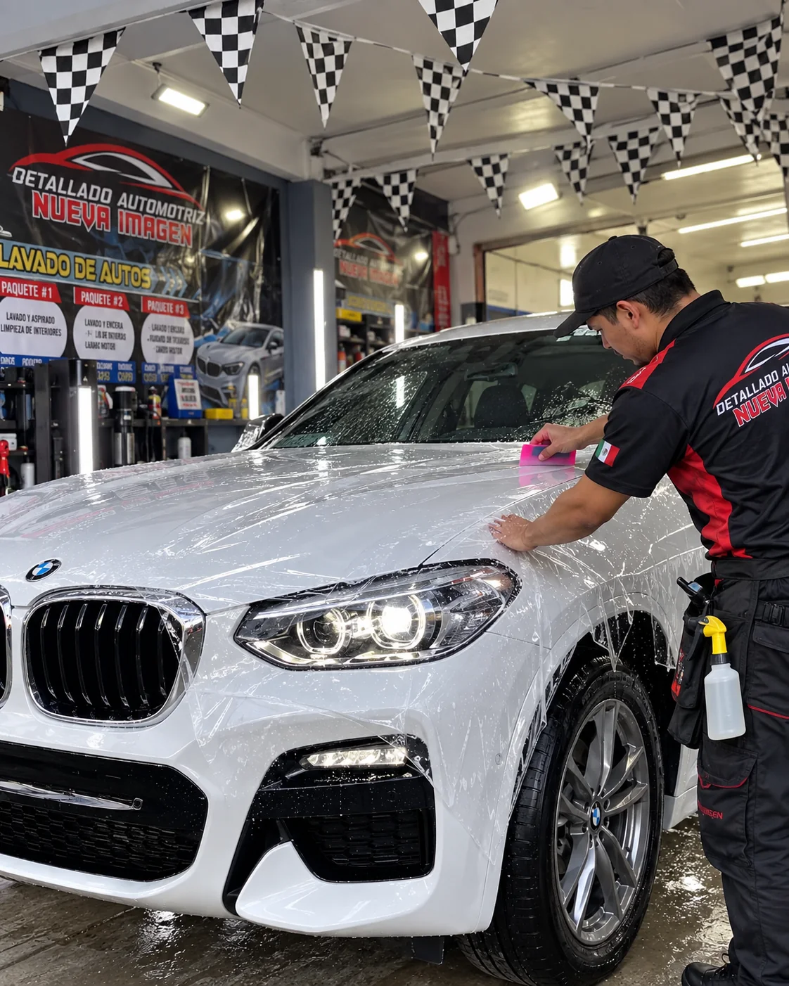 Aplicación de PPF en Detallado Automotriz Nueva Imagen